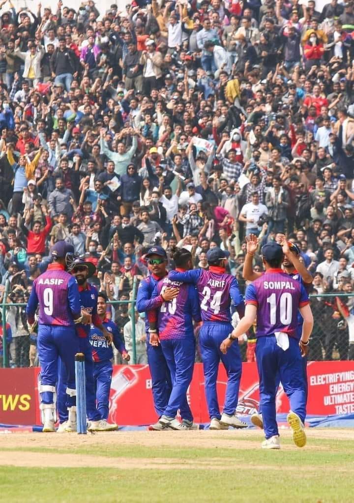ICC CWC League 2 series between Nepal-Netherlands-Namibia